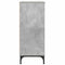 vidaXL Sideboard Concrete grey 69.5 x 33 x 82 cm Engineered wood