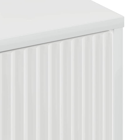 vidaXL Sideboard High gloss white 69.5 x 33 x 82 cm Engineered wood