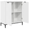 vidaXL Sideboard High gloss white 69.5 x 33 x 82 cm Engineered wood