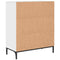 vidaXL Sideboard High gloss white 69.5 x 33 x 82 cm Engineered wood