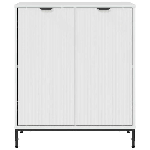 vidaXL Sideboard High gloss white 69.5 x 33 x 82 cm Engineered wood