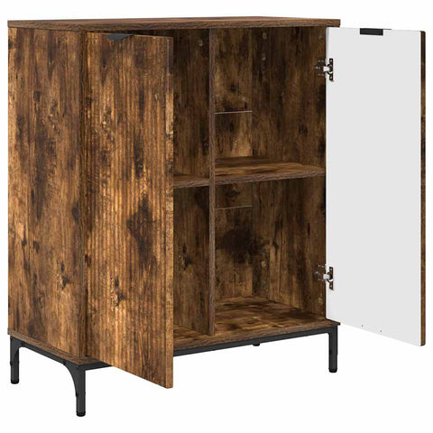 vidaXL Sideboard Smoked oak 69.5 x 33 x 82 cm Engineered wood