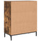 vidaXL Sideboard Smoked oak 69.5 x 33 x 82 cm Engineered wood