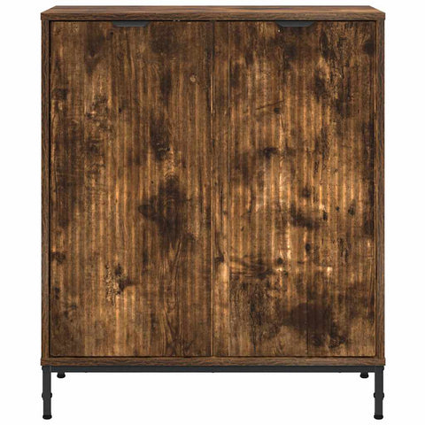 vidaXL Sideboard Smoked oak 69.5 x 33 x 82 cm Engineered wood