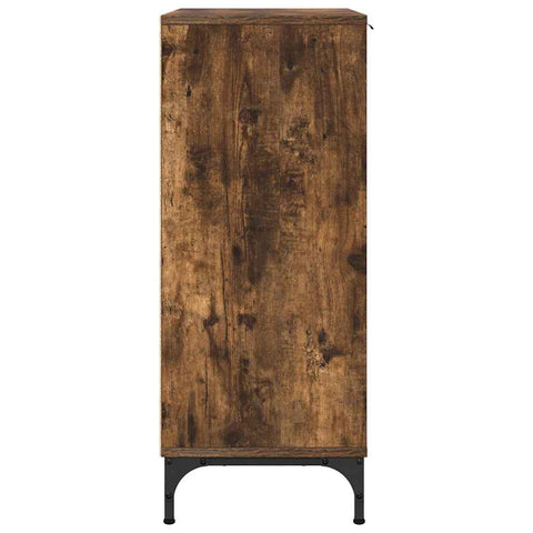 vidaXL Sideboard Smoked oak 69.5 x 33 x 82 cm Engineered wood