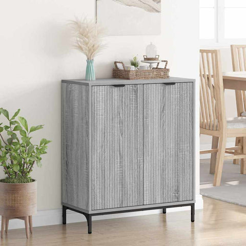 vidaXL Sideboard Grey sonoma 69.5 x 33 x 82 cm Engineered wood