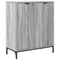 vidaXL Sideboard Grey sonoma 69.5 x 33 x 82 cm Engineered wood