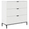 vidaXL Sideboard with Drawer White 79.5 x 33 x 82 cm Engineered wood