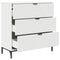 vidaXL Sideboard with Drawer White 79.5 x 33 x 82 cm Engineered wood
