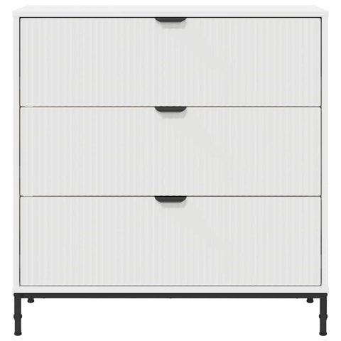 vidaXL Sideboard with Drawer White 79.5 x 33 x 82 cm Engineered wood