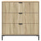 vidaXL Sideboard Sonoma oak 79.5 x 33 x 82 cm Engineered wood