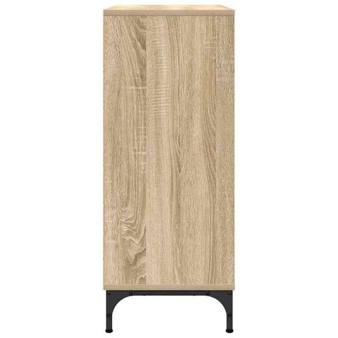 vidaXL Sideboard Sonoma oak 79.5 x 33 x 82 cm Engineered wood