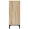vidaXL Sideboard Sonoma oak 79.5 x 33 x 82 cm Engineered wood