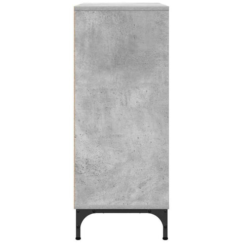 vidaXL Sideboard Concrete grey 79.5 x 33 x 82 cm Engineered wood