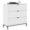vidaXL Sideboard High gloss white 79.5 x 33 x 82 cm Engineered wood