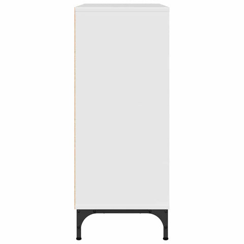 vidaXL Sideboard High gloss white 79.5 x 33 x 82 cm Engineered wood