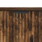 vidaXL Sideboard Smoked oak 79.5 x 33 x 82 cm Engineered wood