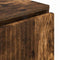 vidaXL Sideboard Smoked oak 79.5 x 33 x 82 cm Engineered wood