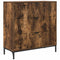 vidaXL Sideboard Smoked oak 79.5 x 33 x 82 cm Engineered wood
