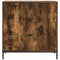 vidaXL Sideboard Smoked oak 79.5 x 33 x 82 cm Engineered wood