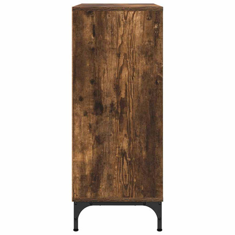 vidaXL Sideboard Smoked oak 79.5 x 33 x 82 cm Engineered wood