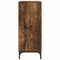 vidaXL Sideboard Smoked oak 79.5 x 33 x 82 cm Engineered wood