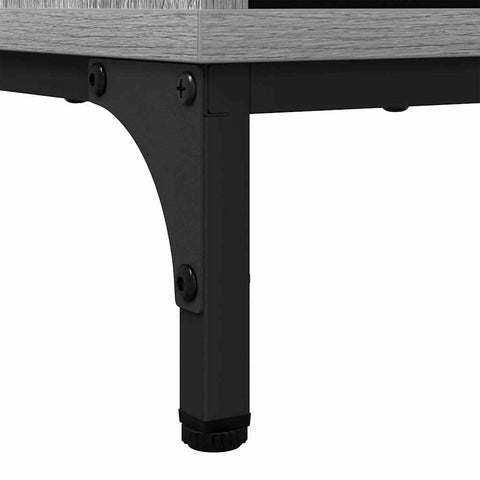 vidaXL Sideboard Grey sonoma 79.5 x 33 x 82 cm Engineered wood