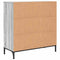vidaXL Sideboard Grey sonoma 79.5 x 33 x 82 cm Engineered wood