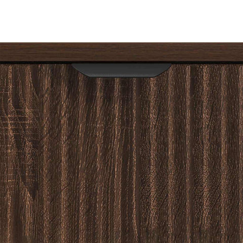 vidaXL Sideboard Brown oak 79.5 x 33 x 82 cm Engineered wood