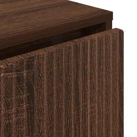vidaXL Sideboard Brown oak 79.5 x 33 x 82 cm Engineered wood