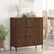 vidaXL Sideboard Brown oak 79.5 x 33 x 82 cm Engineered wood