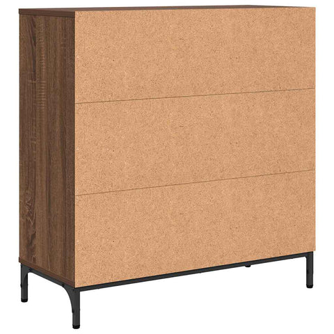 vidaXL Sideboard Brown oak 79.5 x 33 x 82 cm Engineered wood