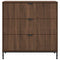 vidaXL Sideboard Brown oak 79.5 x 33 x 82 cm Engineered wood