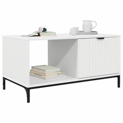 vidaXL Coffee Table White 90 x 49 x 46 cm Engineered wood
