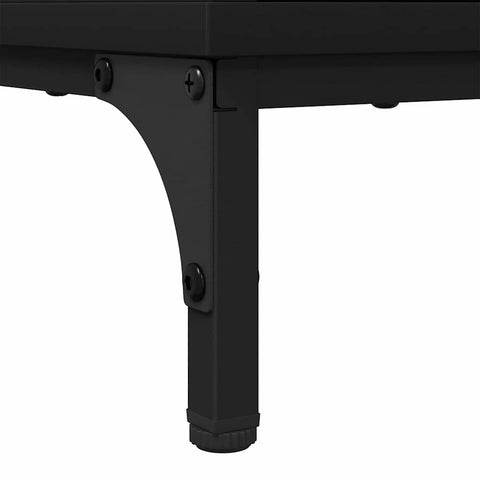 vidaXL Coffee Table Black 90 x 49 x 46 cm Engineered wood
