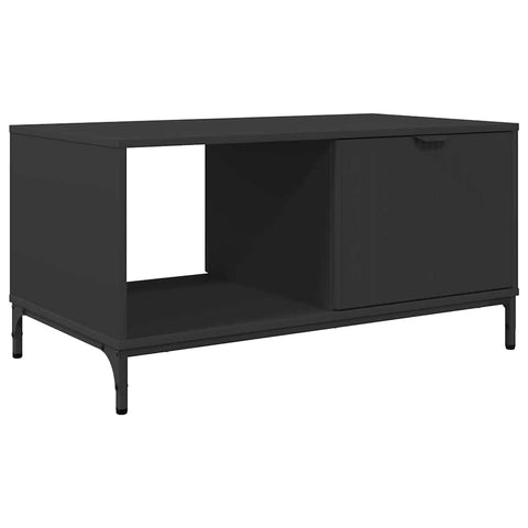 vidaXL Coffee Table Black 90 x 49 x 46 cm Engineered wood