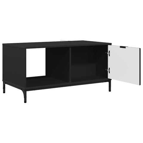 vidaXL Coffee Table Black 90 x 49 x 46 cm Engineered wood