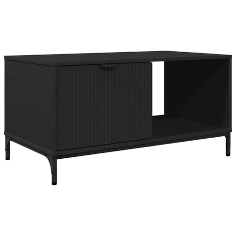 vidaXL Coffee Table Black 90 x 49 x 46 cm Engineered wood