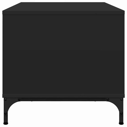 vidaXL Coffee Table Black 90 x 49 x 46 cm Engineered wood