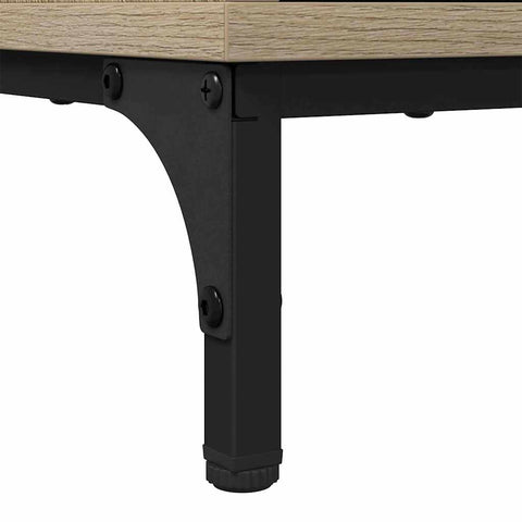 vidaXL Coffee Table Sonoma oak 90 x 49 x 46 cm Engineered wood