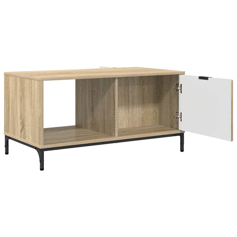 vidaXL Coffee Table Sonoma oak 90 x 49 x 46 cm Engineered wood