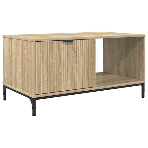 vidaXL Coffee Table Sonoma oak 90 x 49 x 46 cm Engineered wood