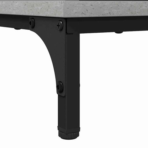 vidaXL Coffee Table Concrete grey 90 x 49 x 46 cm Engineered wood