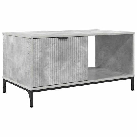 vidaXL Coffee Table Concrete grey 90 x 49 x 46 cm Engineered wood