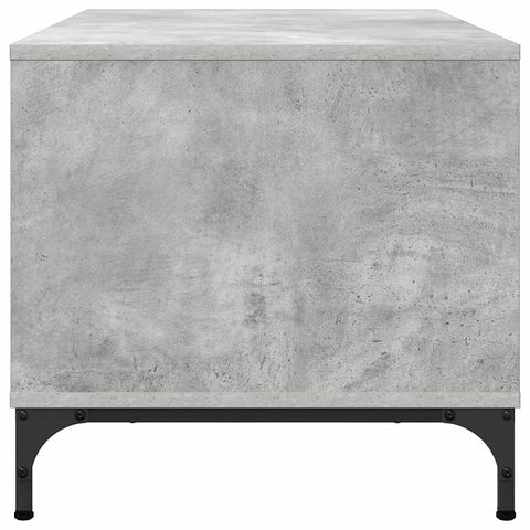 vidaXL Coffee Table Concrete grey 90 x 49 x 46 cm Engineered wood