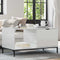 vidaXL Coffee Table High gloss white 90 x 49 x 46 cm Engineered wood