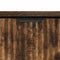 vidaXL Coffee Table Smoked oak 90 x 49 x 46 cm Engineered wood