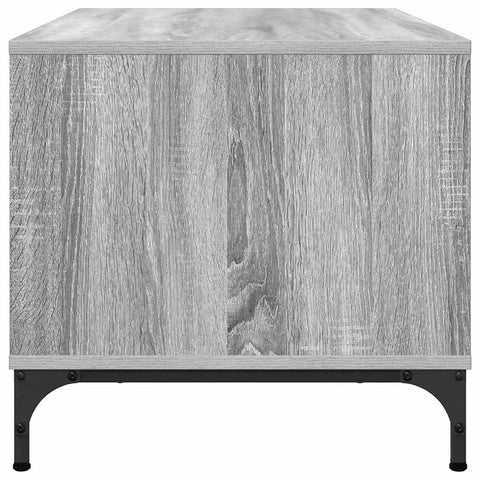 vidaXL Coffee Table Grey sonoma 90 x 49 x 46 cm Engineered wood