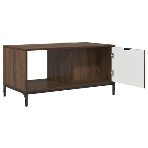 vidaXL Coffee Table Brown oak 90 x 49 x 46 cm Engineered wood