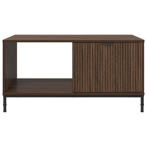 vidaXL Coffee Table Brown oak 90 x 49 x 46 cm Engineered wood